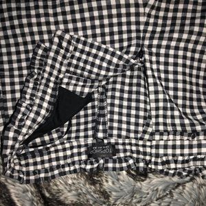 Plaid topshop pants size 4